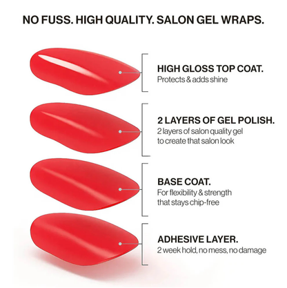 Gel Nail Wraps Routine Bundle