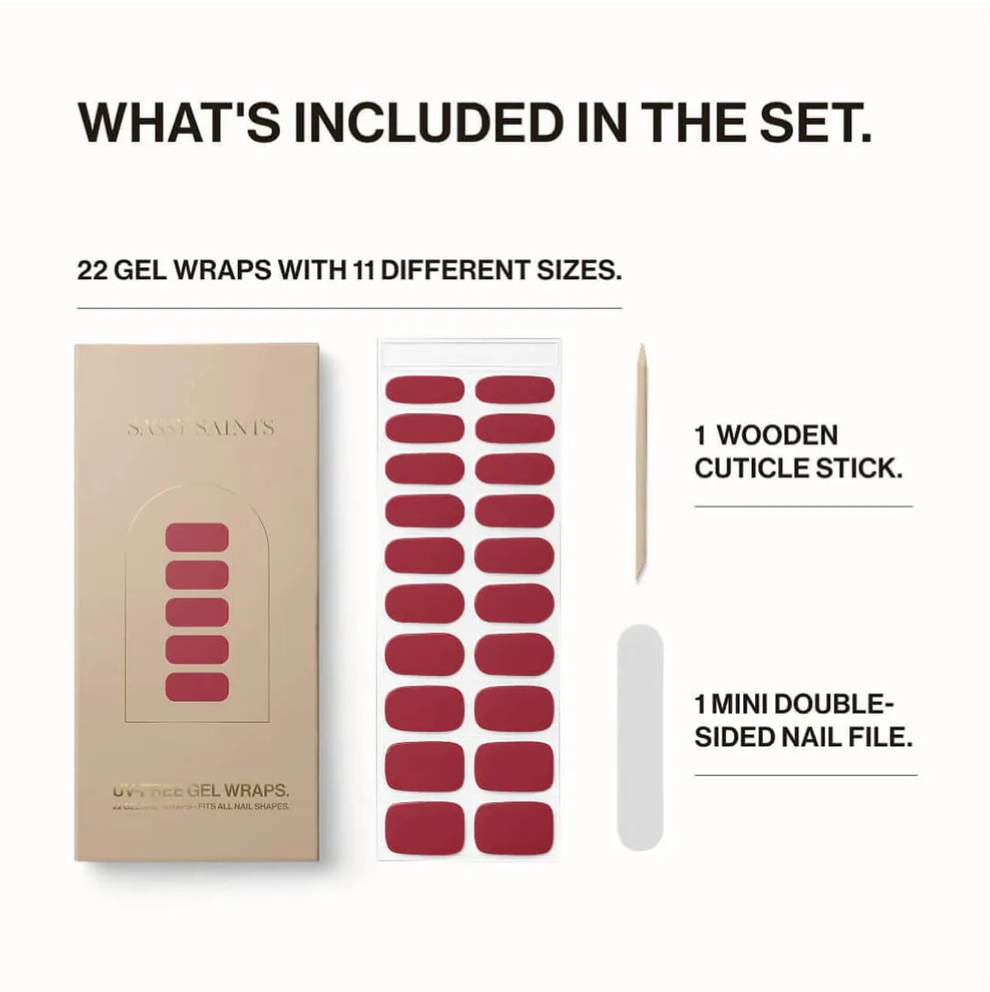 Gel Nail Wraps Routine Bundle