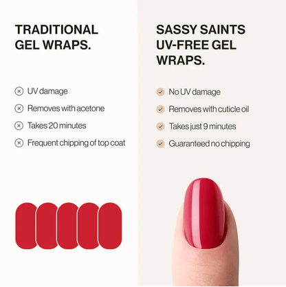 Gel Nail Wraps Routine Bundle